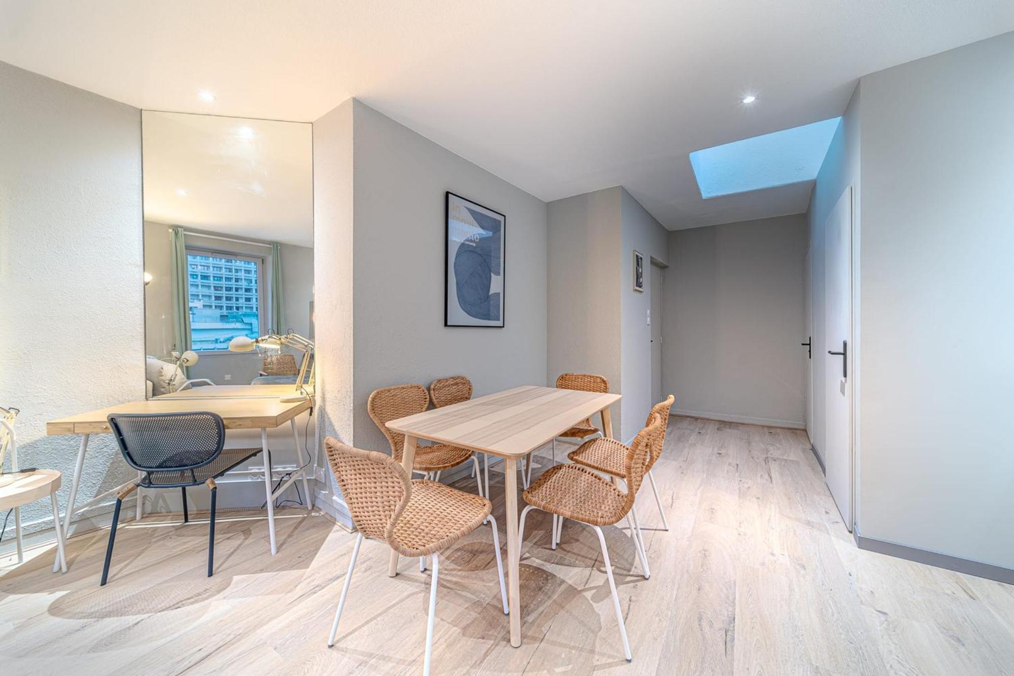 Charming 1-Bedroom Apartment Across From Halles Paul Bocuse & Part-Dieu 里昂 外观 照片